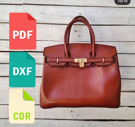 Leather Women Bag Template Pattern for Laser Cut and Print Cdr