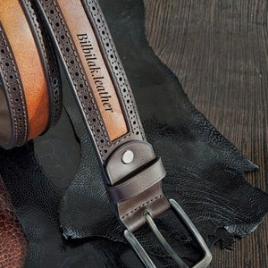 Leather Belt Template &amp; Pattern for Laser Cut and Print Cdr, Dxf and ...