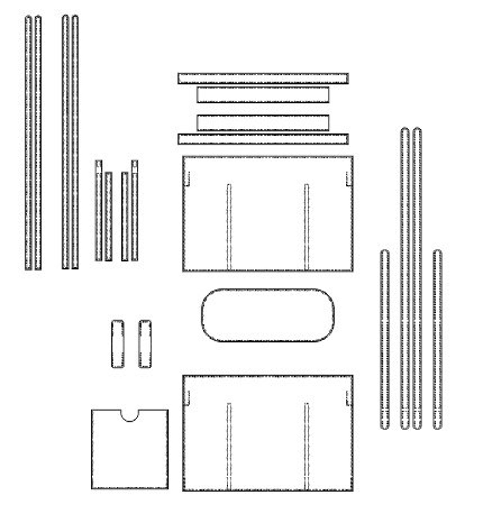 Leather Womens Bag Template & Pattern for Laser Cut and Print Etsy