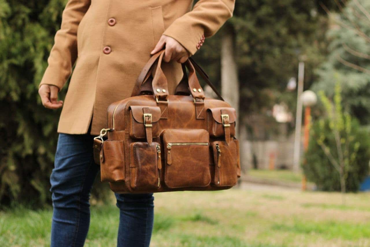 Leather Briefcase Bag Template & Pattern for Laser Cut and - Etsy Australia