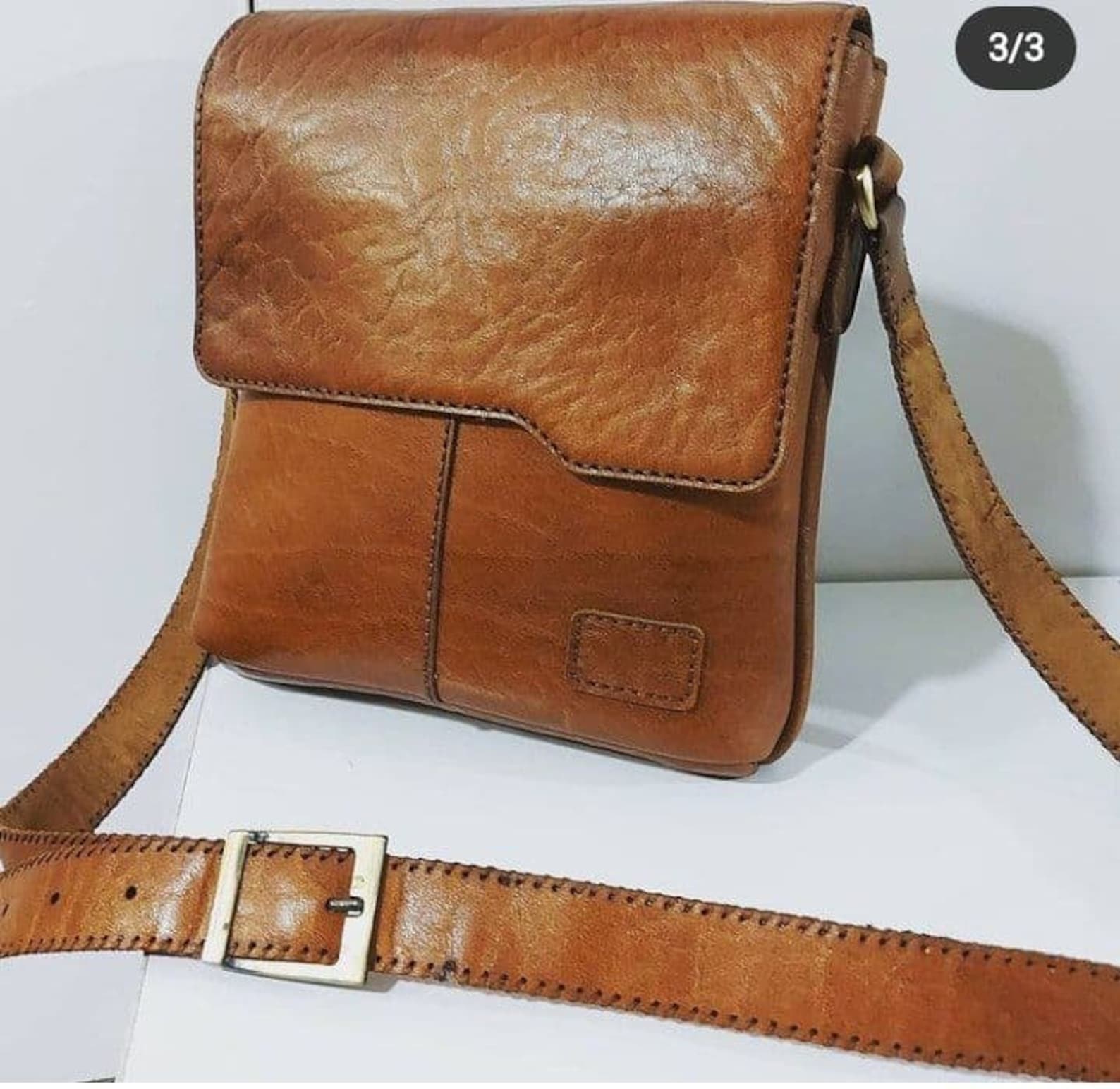 Leather crossbody bag template & pattern for laser cut and Etsy