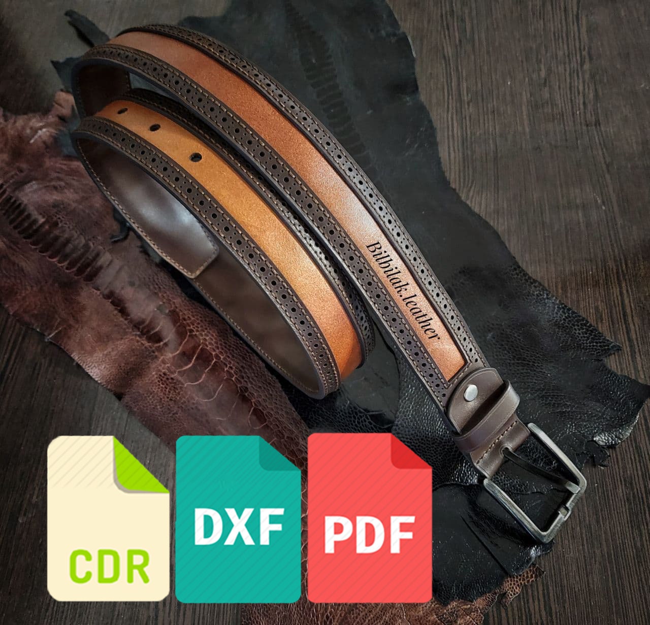 Leather Belt Template & Pattern for Laser Cut and Print Cdr Etsy Leather Belt Template & Pattern for Laser Cut and Print Cdr Etsy