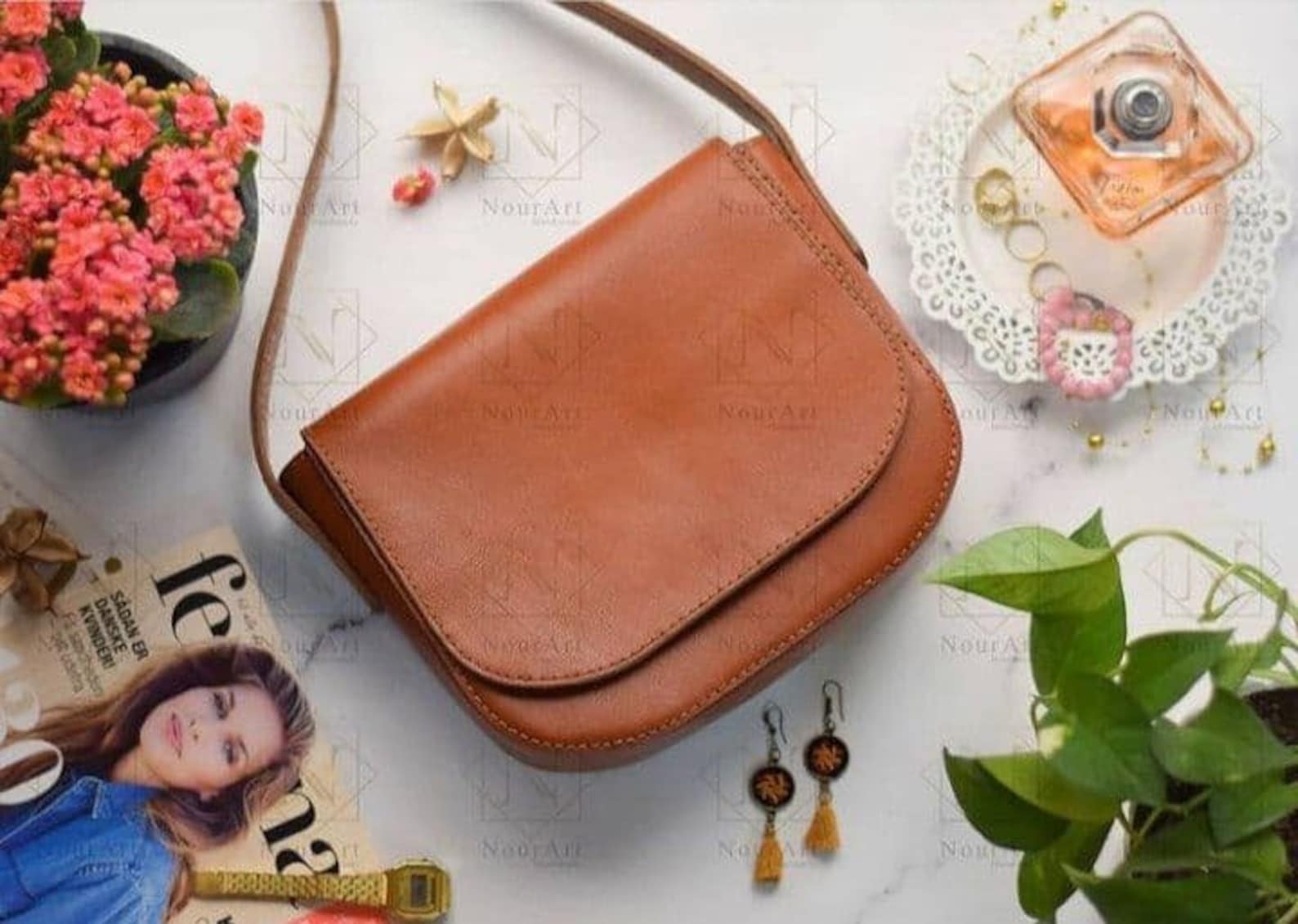 Leather Women Crossbody Bag Template & Pattern for Laser Cut Etsy