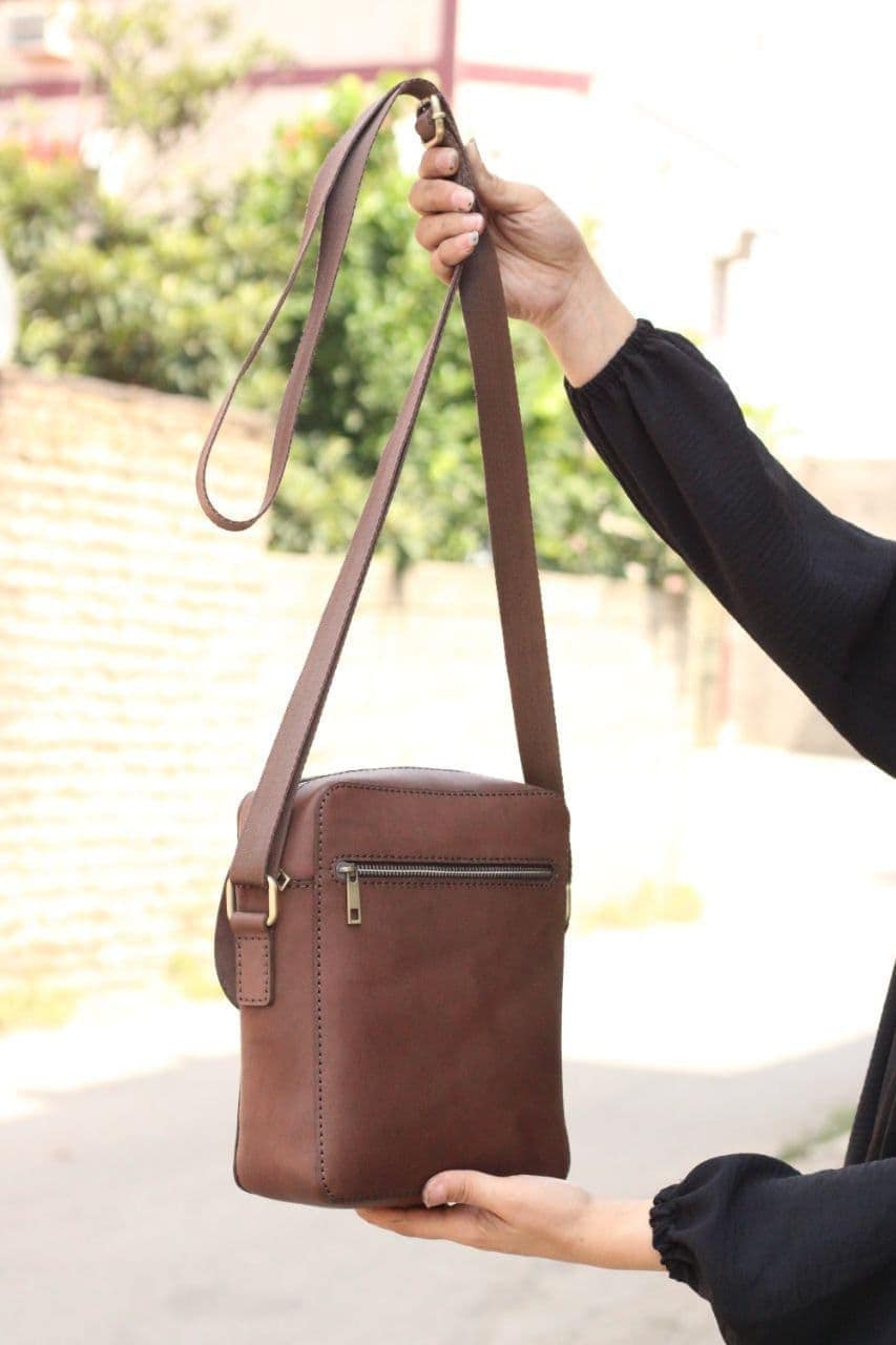 Leather Messenger Bag Template & Pattern for Laser Cut and Etsy