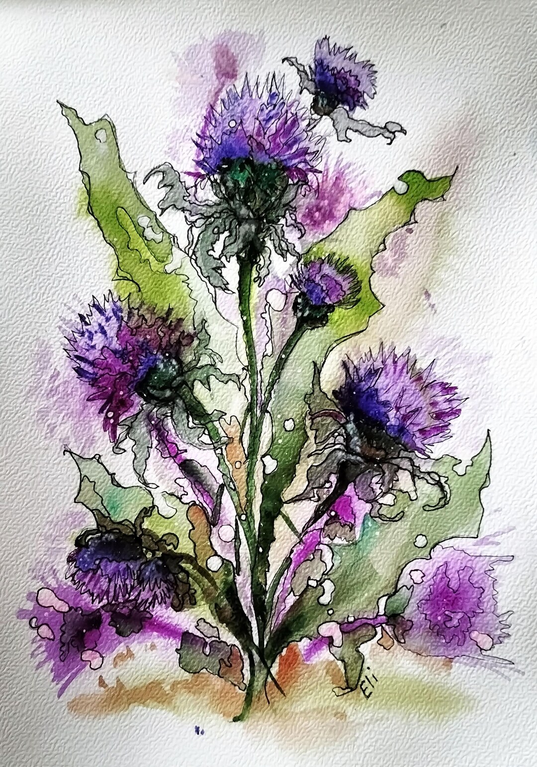 Printable Watercolor Art Flowers - Etsy