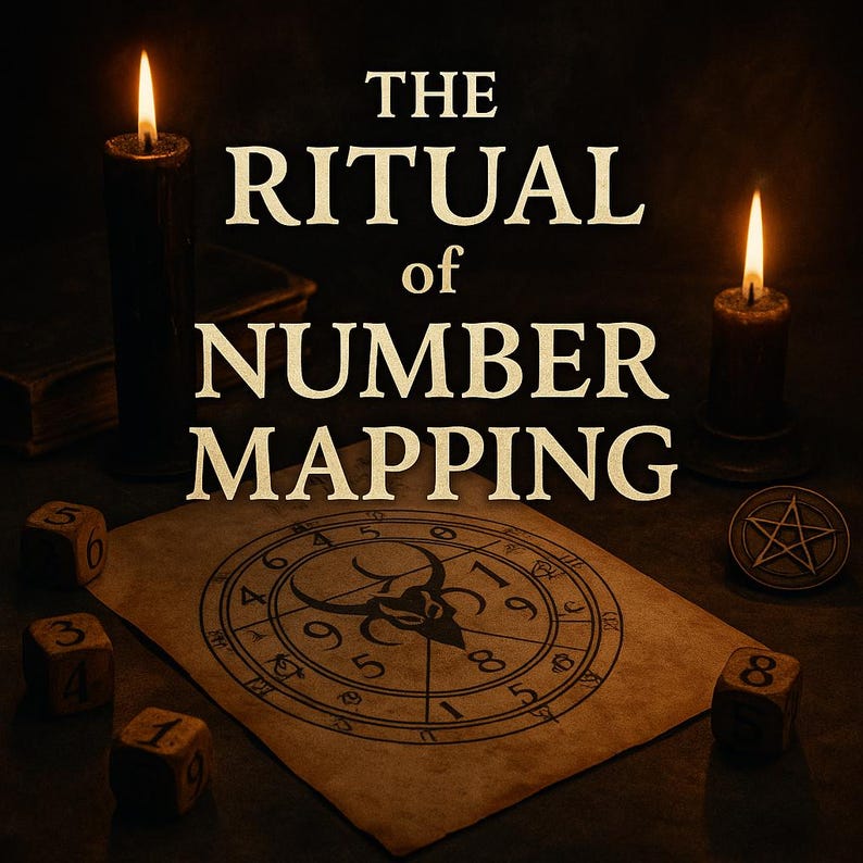 The Ritual of Number Mapping - Etsy
