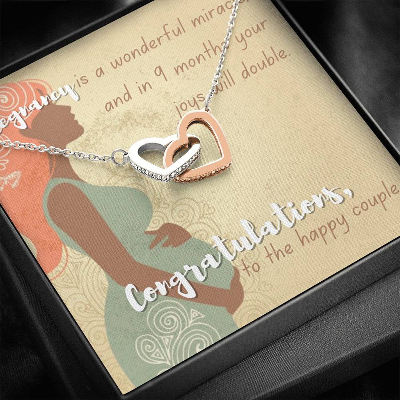 Geschenk für werdende Mütter Halskette Werdende Mutter Etsy