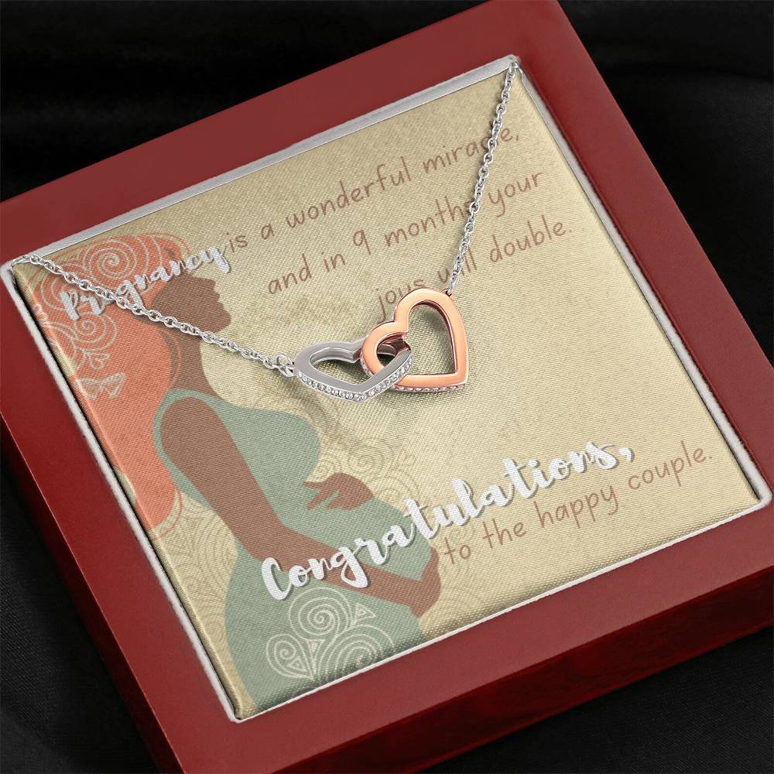 Geschenk für werdende Mütter Halskette Werdende Mutter Etsy