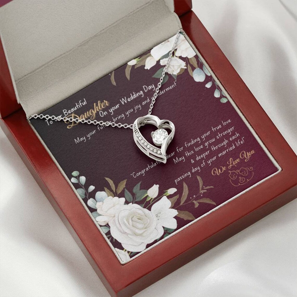 Tochter HochzeitStag Geschenk Zur Braut von Mama / Papa Etsy