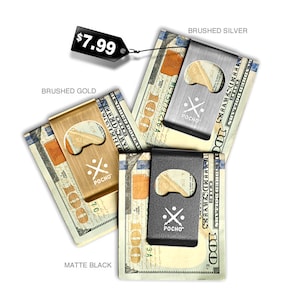 Money Clip with intergrated Bottle opener