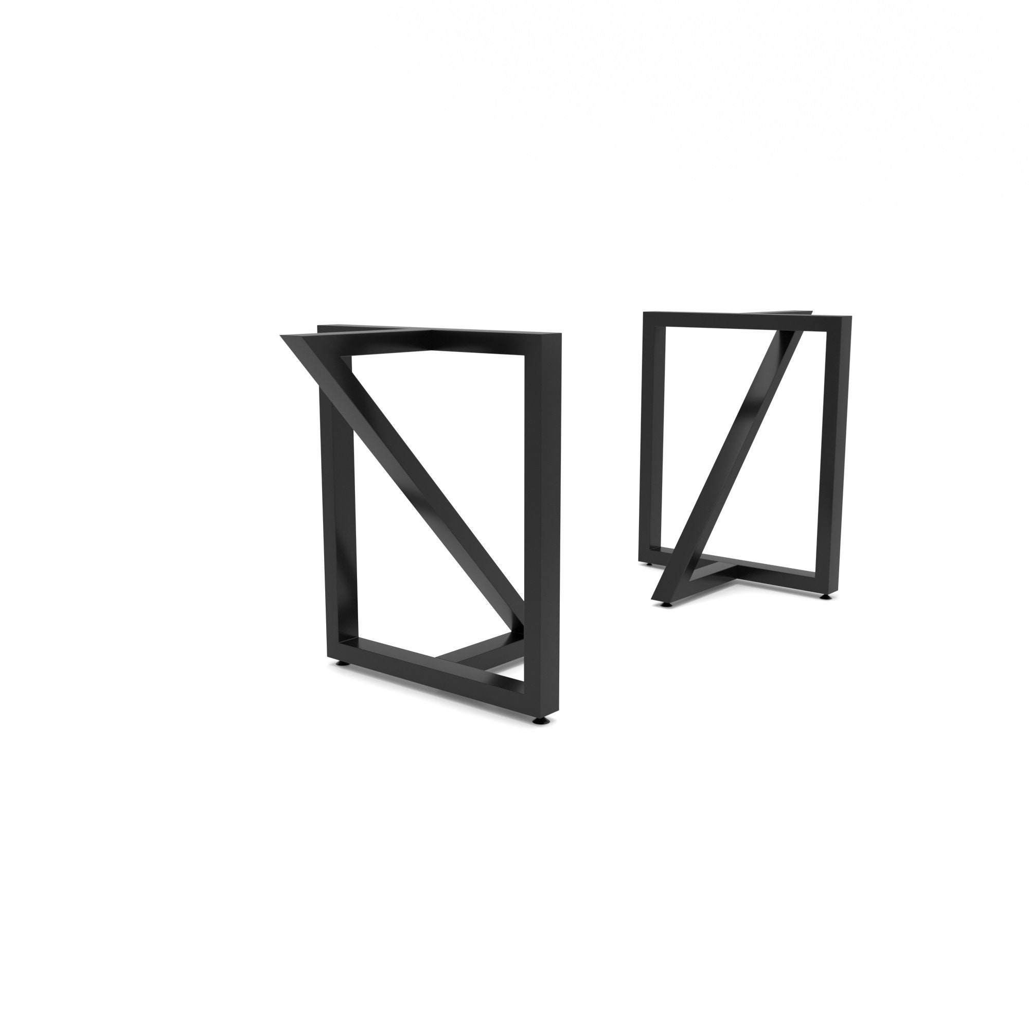 Metal Dining Table Legs. Industrial Steel Dining Legs . Z Etsy