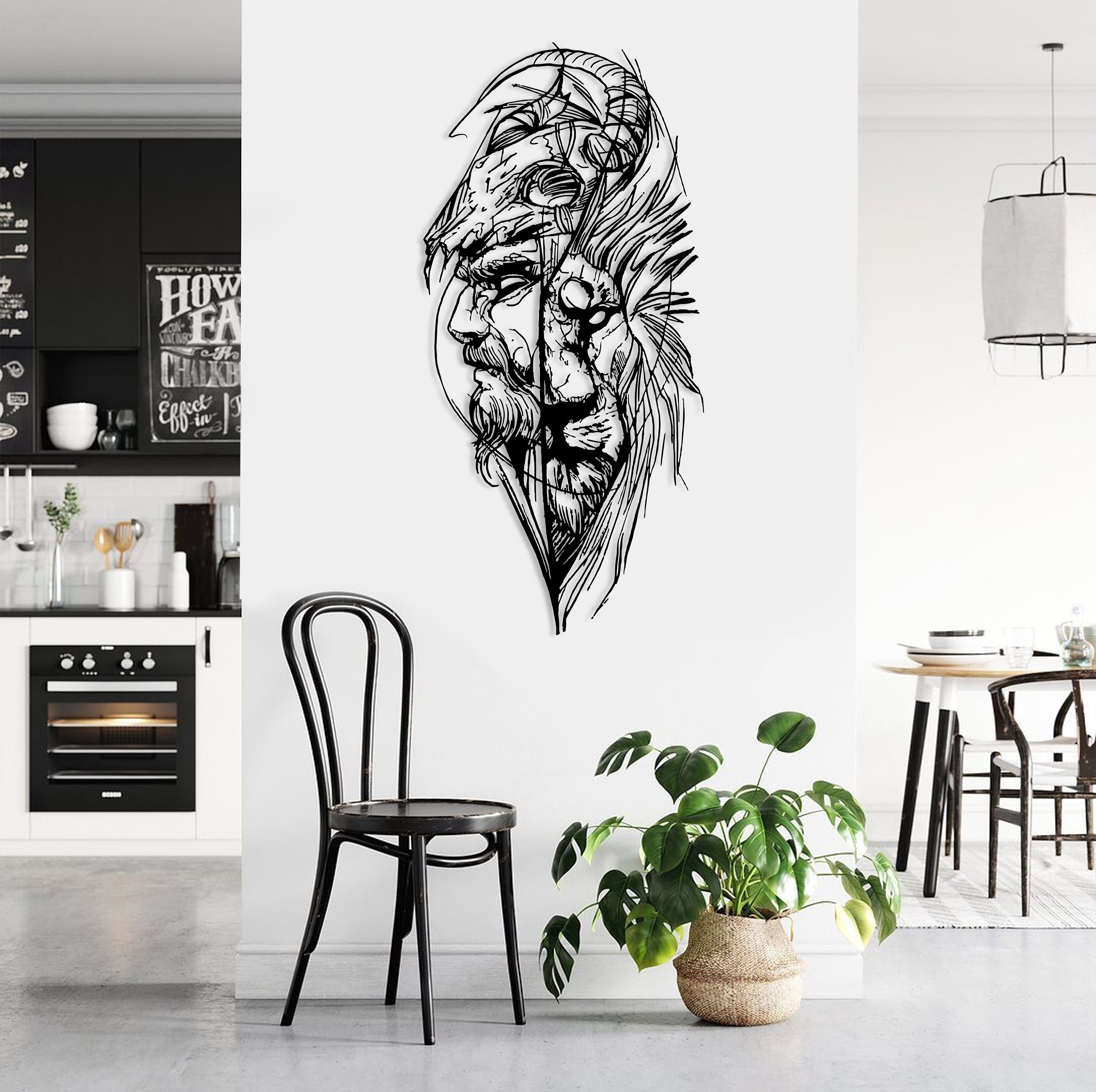 Decoración de pared de metal obras de arte de metal arte | Etsy