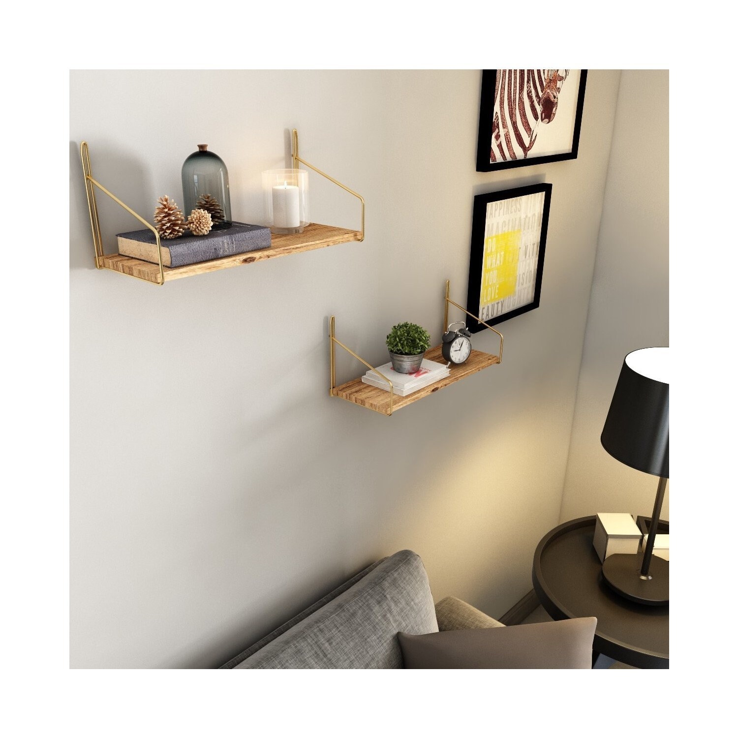 Mueble De Entrada Con Perchero Azhaf - 90 X 36 X 194 Cm, Roble, Multifunción Para Vestíbulo