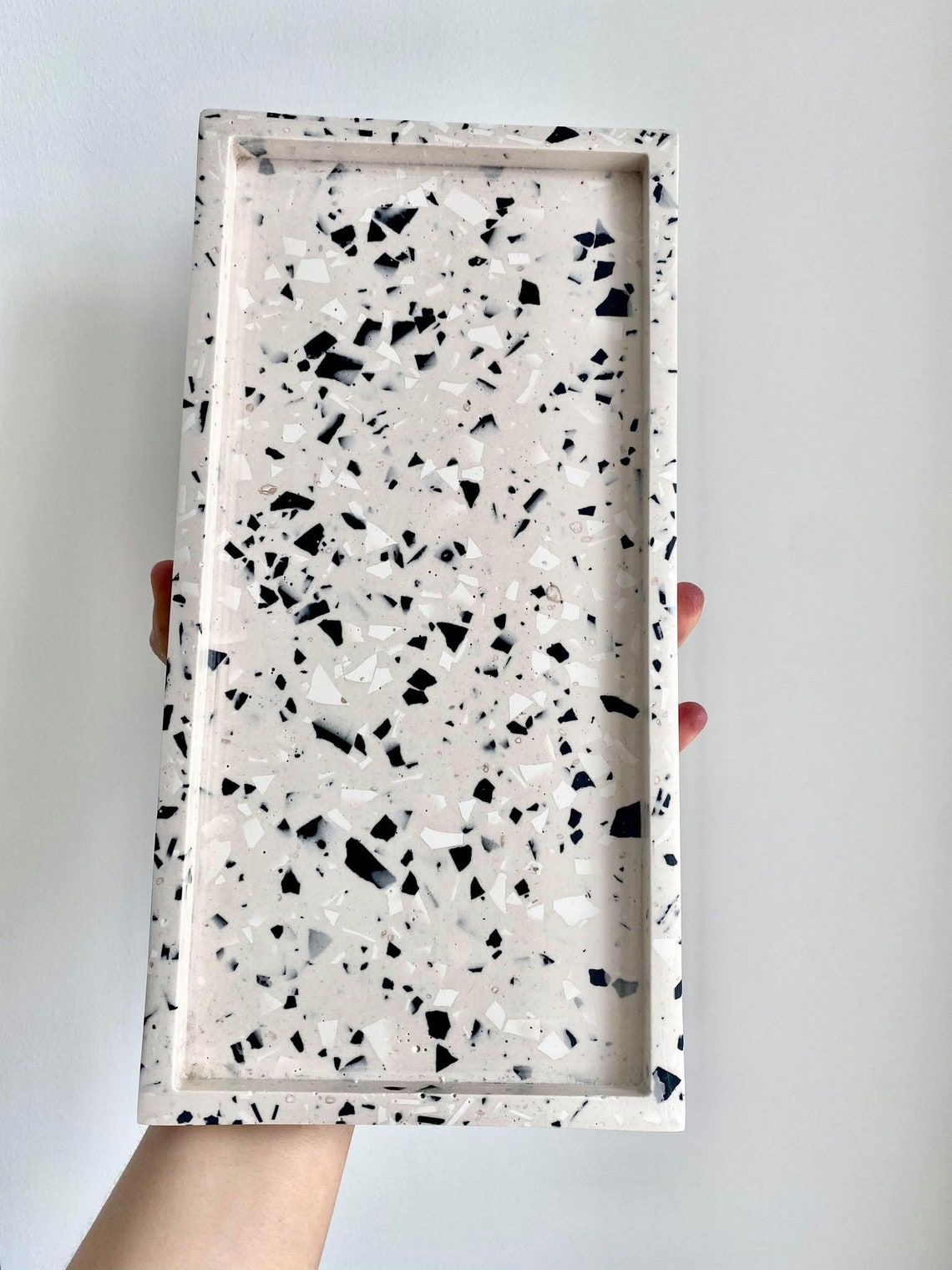 Large Rectangular Terrazzo Tray Concrete Home Styling Home Etsy