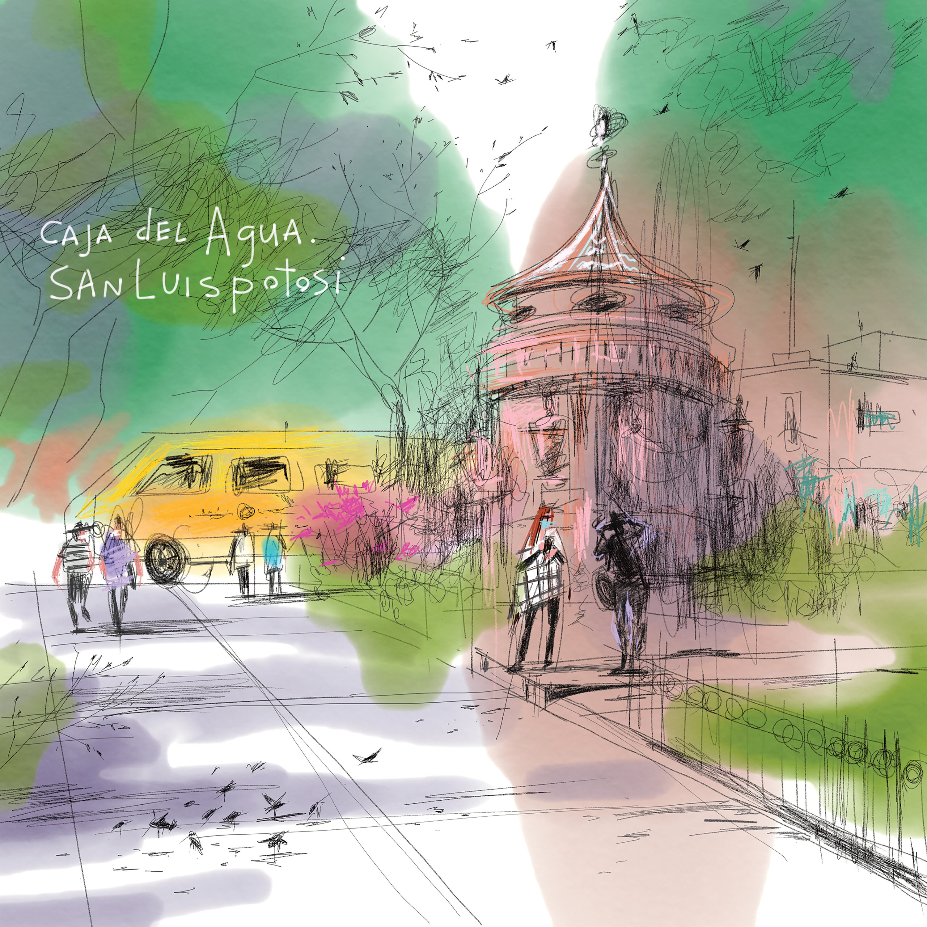 Póster Printful / México / San Luis Potosí / Water Box / Etsy