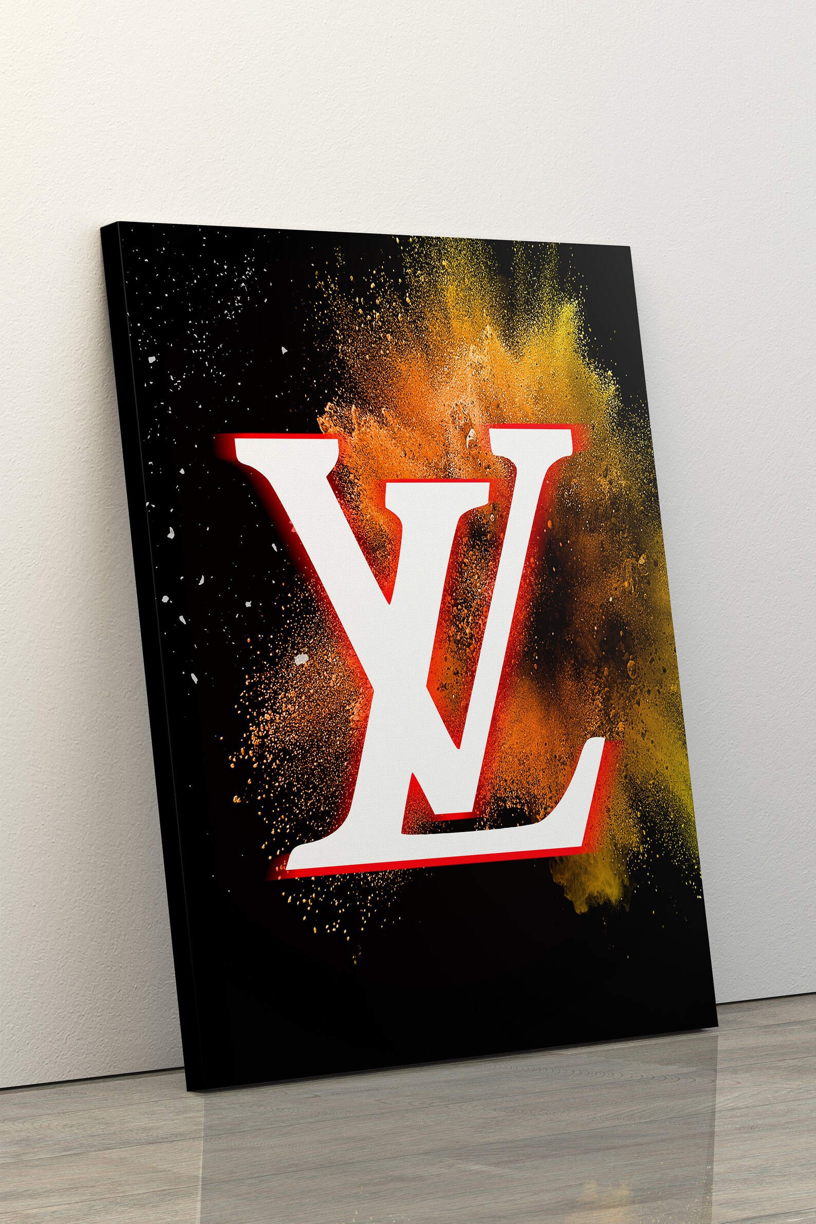 LV Poster Fashion Designer Wall Art Louis Vuitton Iconic