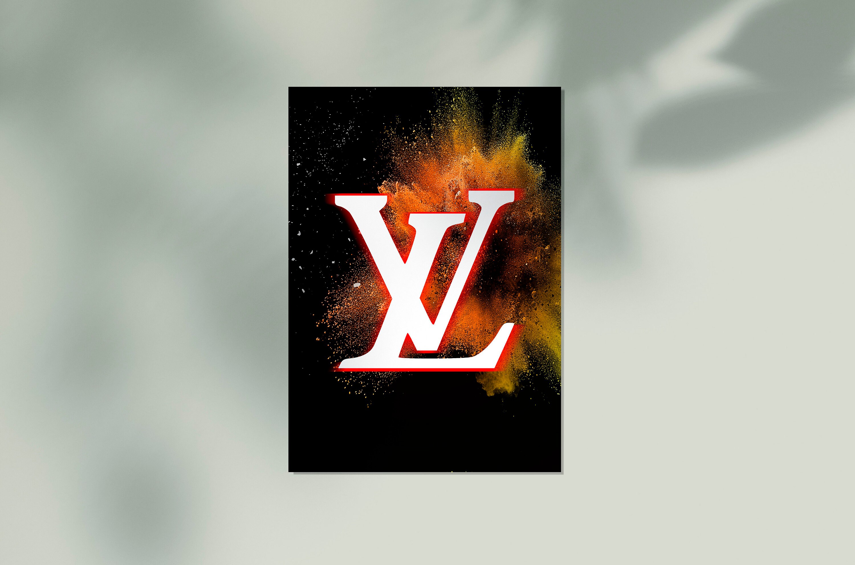 LV Poster Fashion Designer Wall Art Louis Vuitton Iconic