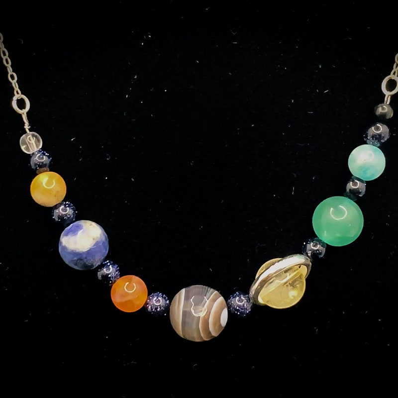 Solar System Necklace - Etsy