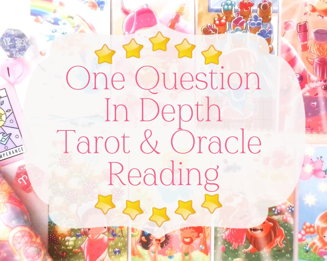 One Question in Depth Tarot and Oracle Reading - Etsy