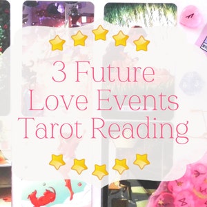 Leitura de Tarô do Amor: 3 Previsões de Eventos Futuros
