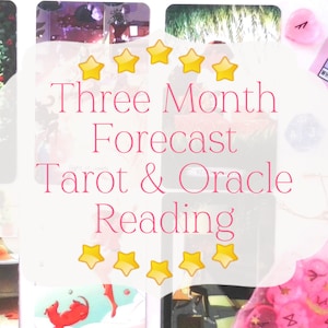Previsão de 3 meses de leitura de tarô