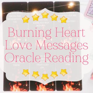 Burning Heart Love Messages From Your Person Love Reading
