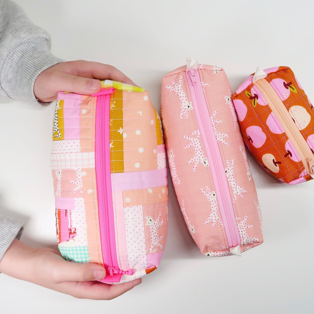 Quilted Boxy Pouch - Digital Sewing Pattern (PDF), Video