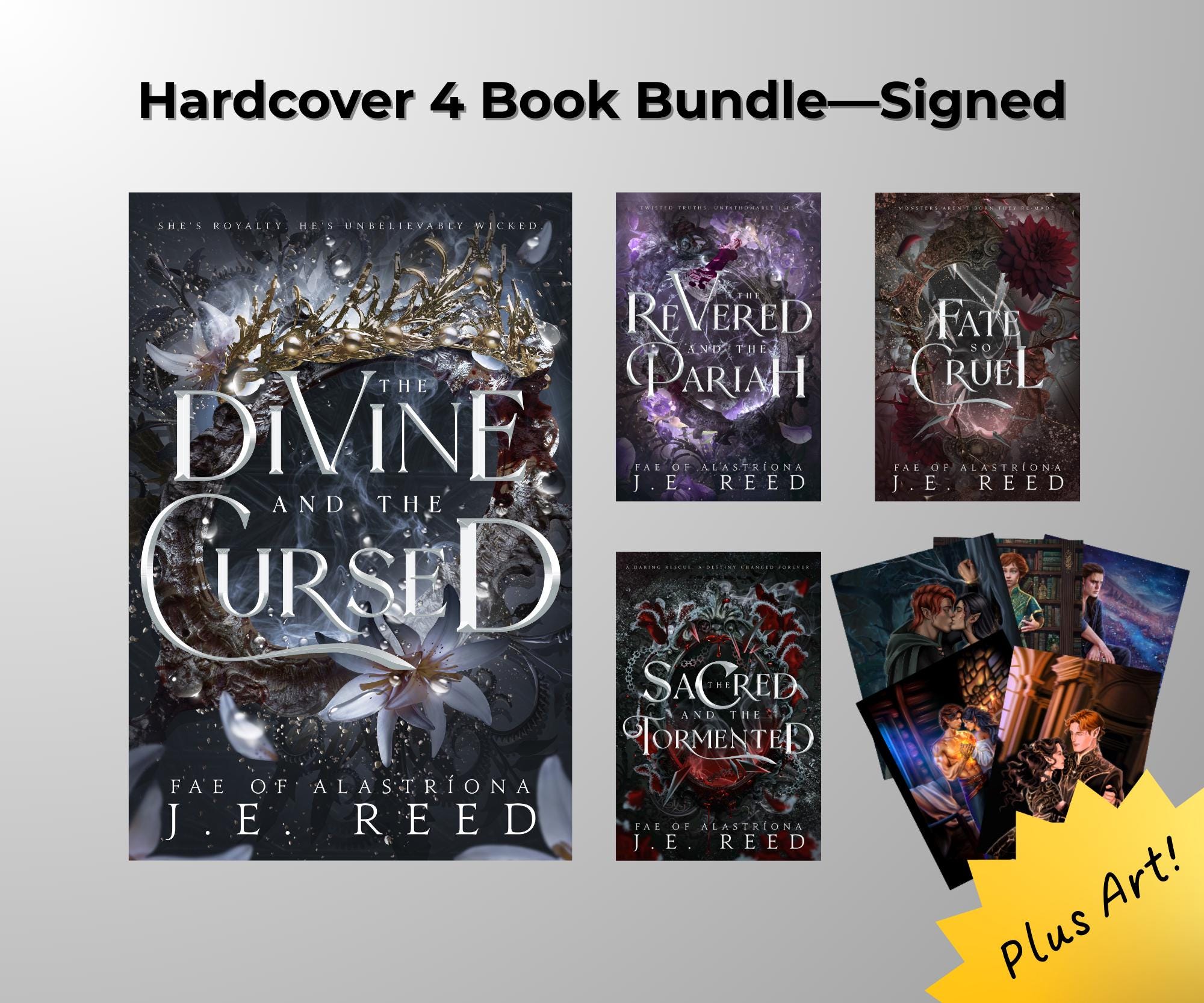 Hardcovers Signed | Books 1, 2, 3 & Prequel | Fae of Alastríona