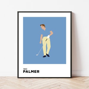 Arnold Palmer | 1960 | Golf | Travel | Print | Poster | Gift | Home Decor