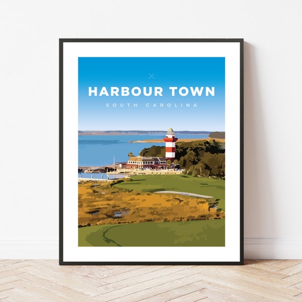 Harbour Town | South Carolina | Hilton Head Island | Golf | Travel | Print | Poster | Gift | Home Decor