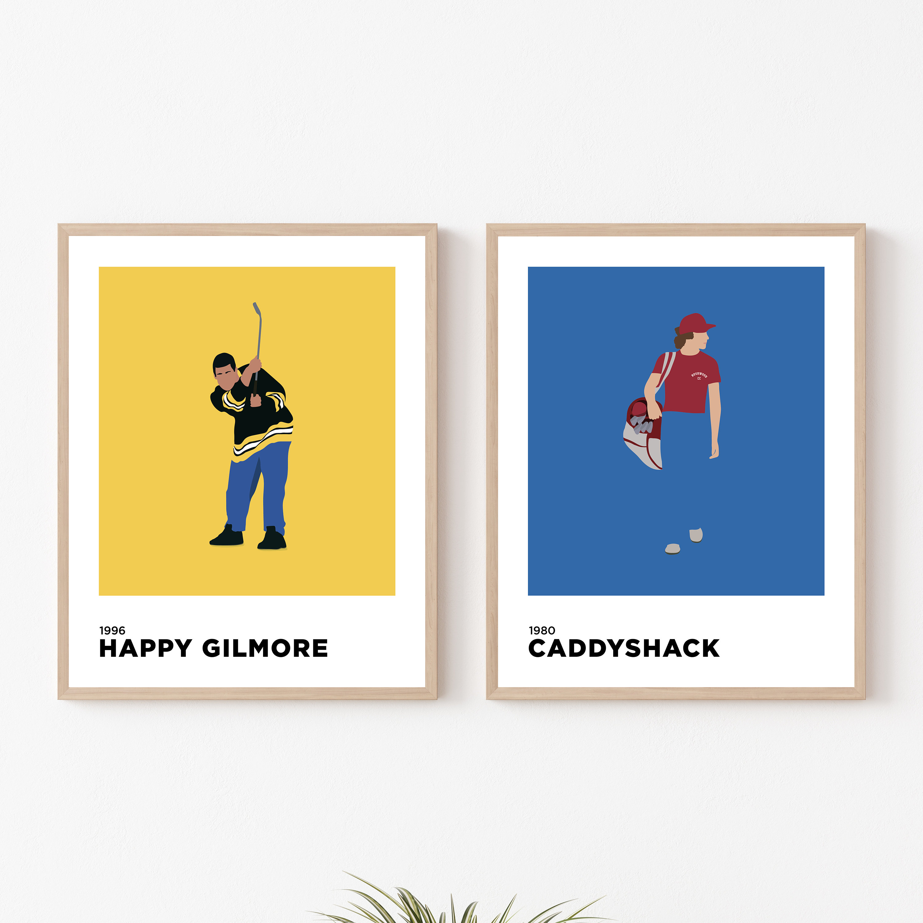 Happy Gilmore 1996 Golf Film Print Poster Gift Etsy UK