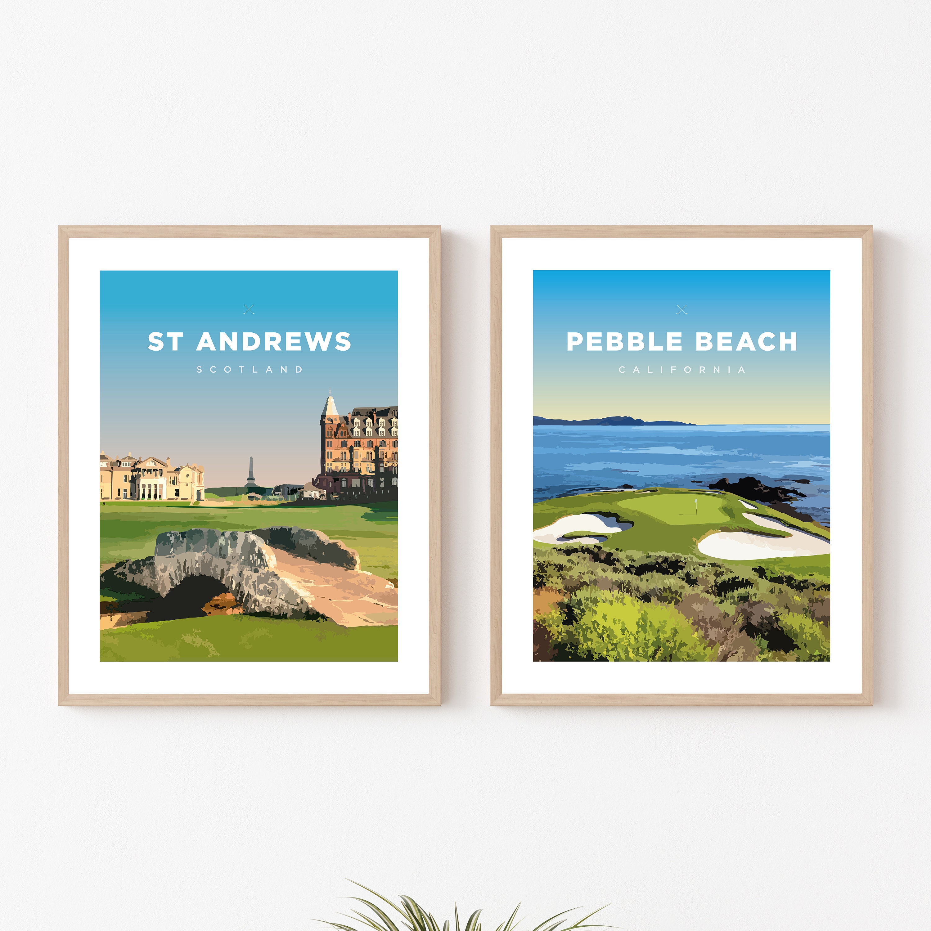 St Andrews | Scotland | Golf | Travel | Print | Poster | Gift | Home ...