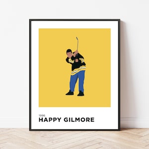 Happy Gilmore | 1996 | Golf | Film | Print | Poster | Gift | Home Decor