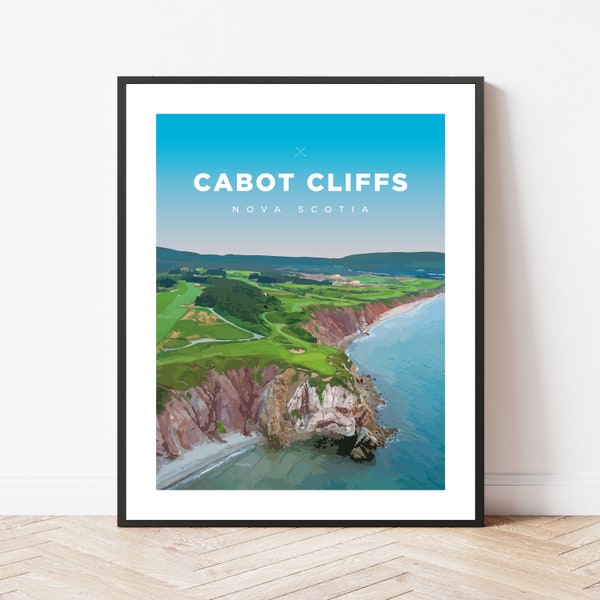 Cabot Cliffs | Nova Scotia | Golf | Travel | Print | Poster | Gift | Home Decor