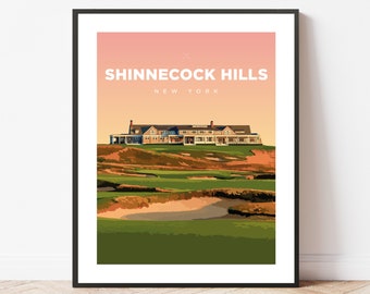 Shinnecock Hills | New York | Golf | Travel | Print | Poster | Gift | Home Decor