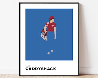 Lot De 2 Autocollants Géants BUSHWOOD COUNTRY CLUB CADDYSHACK - 6x6 Pouces - Vinyle USA