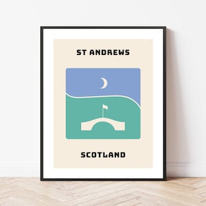 St Andrews - Schottland | Golf | Reisen | Drucken | Poster | Geschenk | Wohndekor