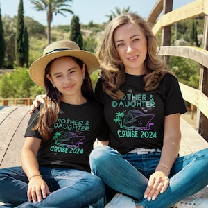Mother Daughter Trip shirts, Matching mom and me shirts, Vacation shirt, Cruise 2024 tshirt, Summer Trip shirt, Cruise Family shirt
