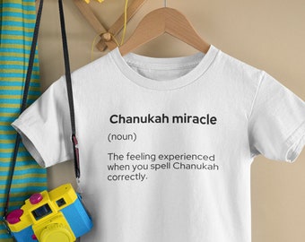 Funny Chanukah shirt, kids Hanukkah shirt, Chanukah shirt, Jewish gift for children, holiday shirt, Hanukkah outfit, JSH