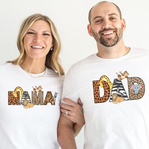 Safari Mama and Dad shirts, Jungle Birthday t-shirt, Jungle birthday Matching shirts, Wild mama shirt, wild dad tshirt, Zoo birthday