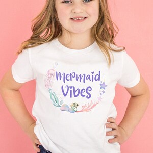 Mermaid Shirt, sea birthday shirt, Mermaid Vibes Birthday Family Matching shirts, Personalized Mermaid Party, beach birthday party