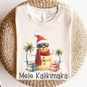 Mele Kalikimaka hawaiian christmas shirt, holiday shirts, aloha christmas, Christmas vacation shirt, tropical christmas tshirt