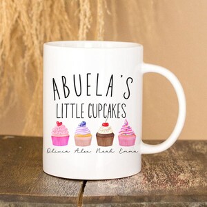 Personalised Abuela Mug, Custom Abuela Gifts, pregnancy announcement, new Abuela gift, grandma gift, mothers day gift, Abuela coffee cup