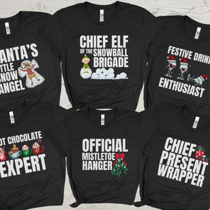 Family Group Christmas Shirts, Family Christmas t-shirts, Funny Christmas shirt, Matching Christmas tees, Custom Christmas T-Shirts