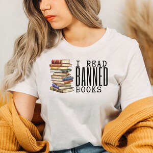 Banned Books Shirt, I Read Banned Books, Bookish Shirt, Librarian Gifts, Reading Shirt, Reader Tee