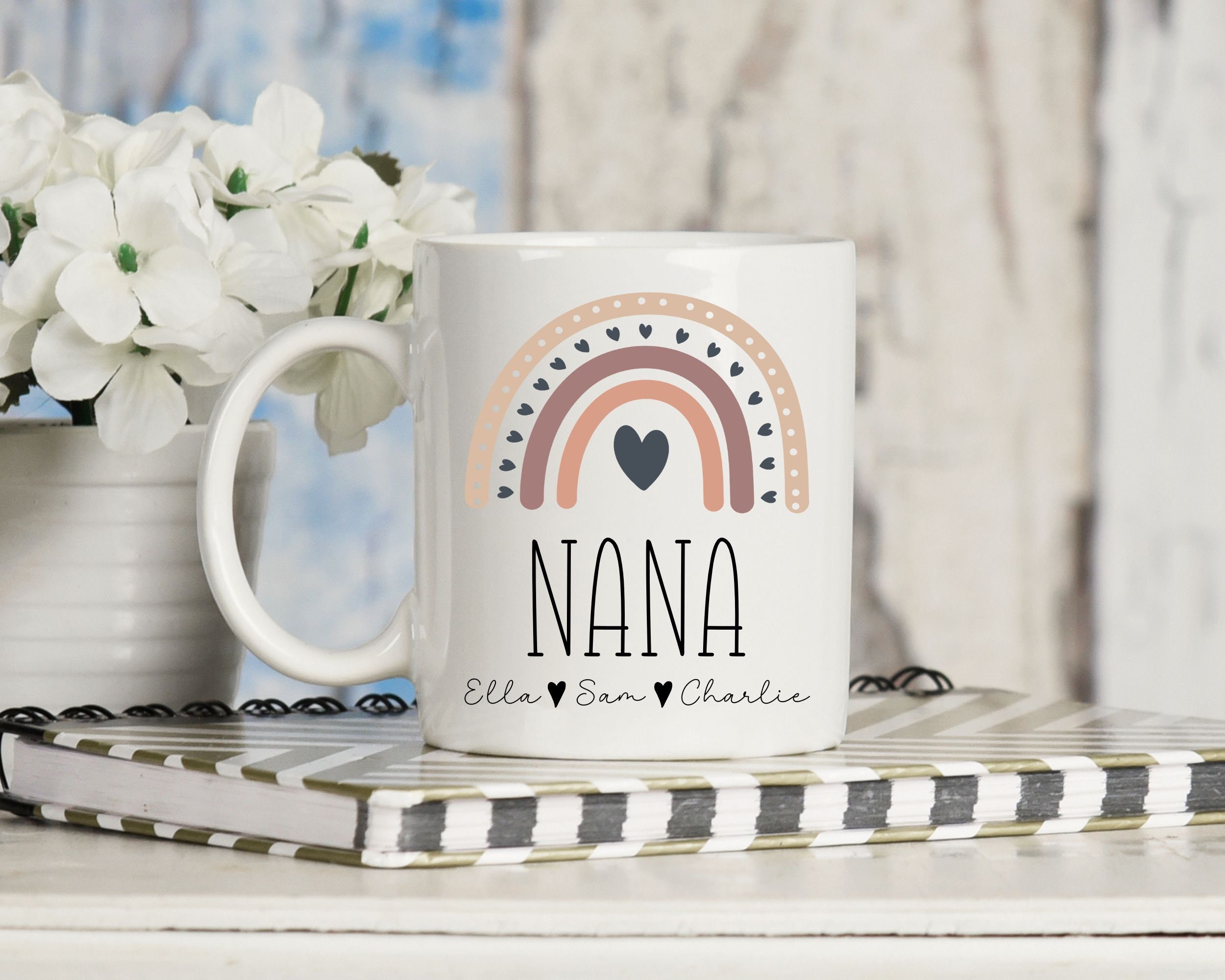 Personalised Nana Mug, Custom Nana Gifts, Pregnancy Announcement