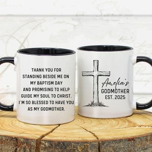 Caneca para madrinha, presente para futura madrinha de afilhado, caneca de café para madrinha, presente de aniversário para madrinha de afilhado ou afilhada
