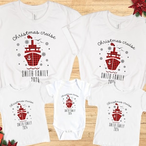 Personalized Christmas Cruise Matching Family shirts, 2025 Family Xmas Cruise t-shirts, christmas shirts, merry cruisemas