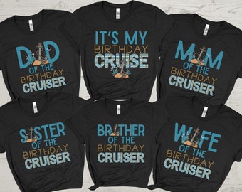 Birthday Cruise Shirts, Family Cruise Crew Shirts, Funny Cruise Shirts, Matching Cruise Shirt, Group Cruise Shirts, Custom Cruise T-Shirts
