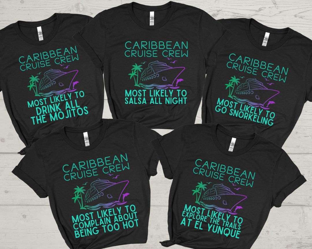 Custom Most Likely To Cruise T-Shirts - Family Matching Group Vacation Tees